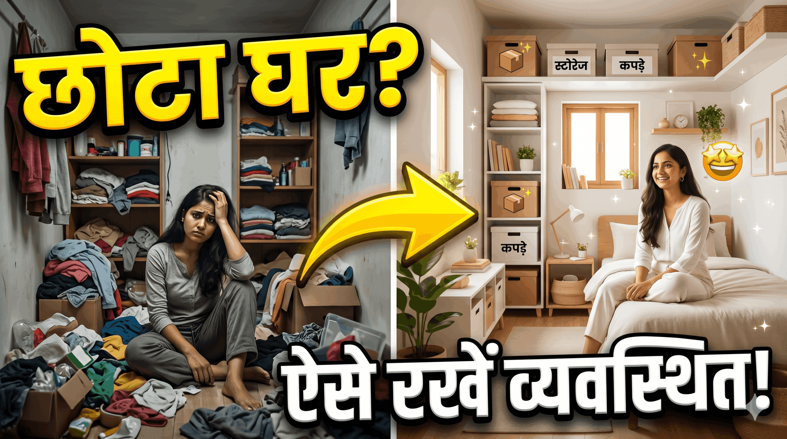 chote ghar ko vyavasthit kaise kare