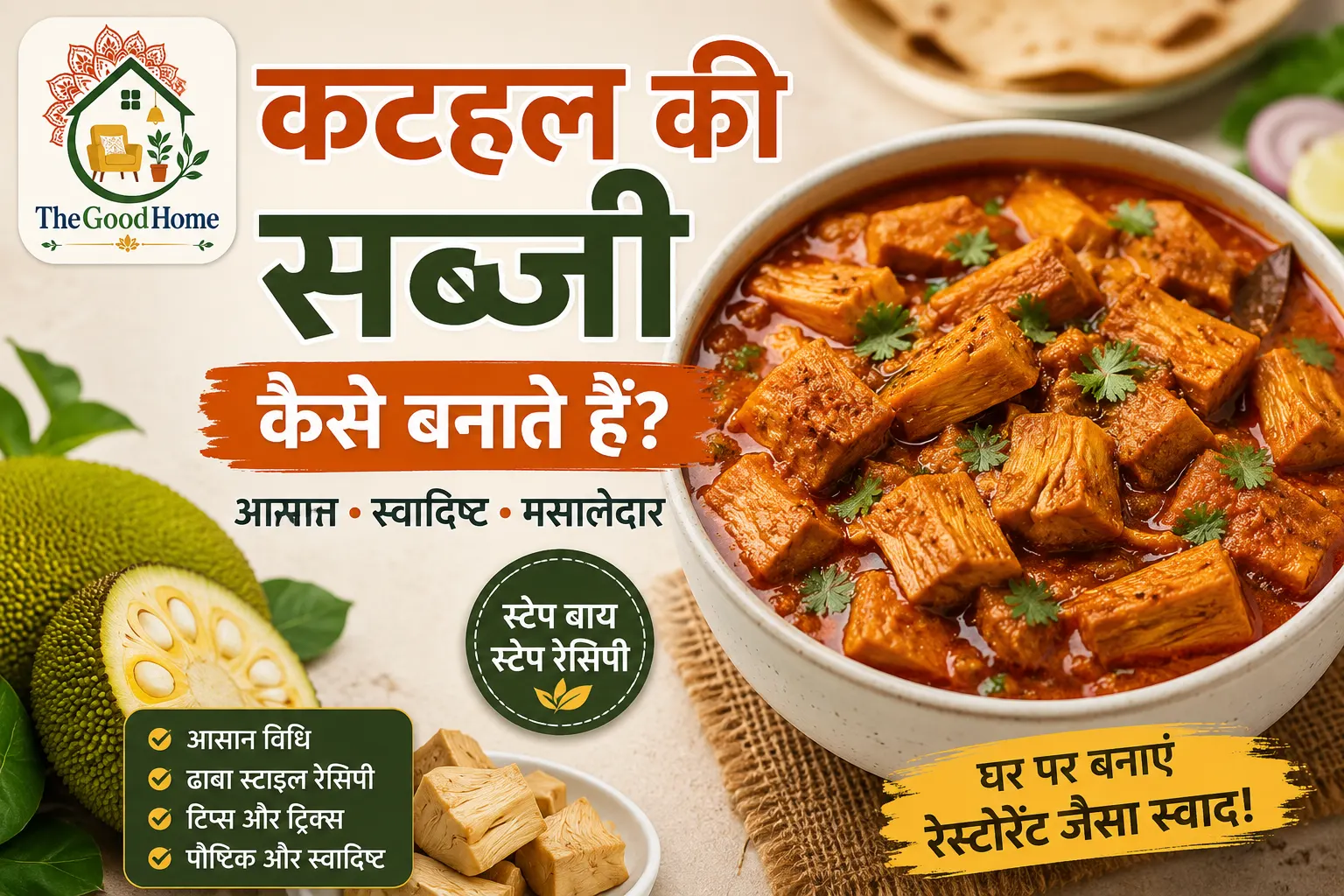 Katahal ki sabji kaise banate hain