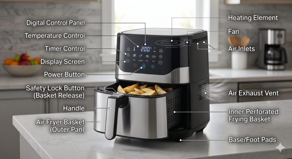 Air Fryer Kya hai aur kaise kaam karta hai