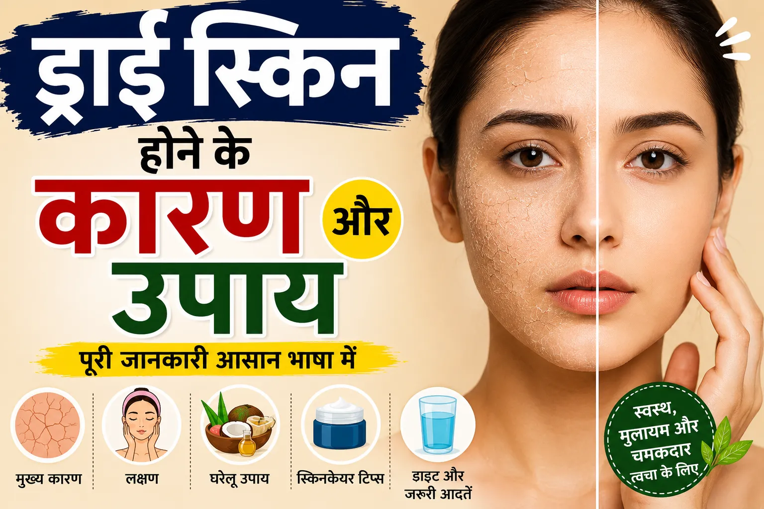 Dry Skin hone ke karan aur upaya