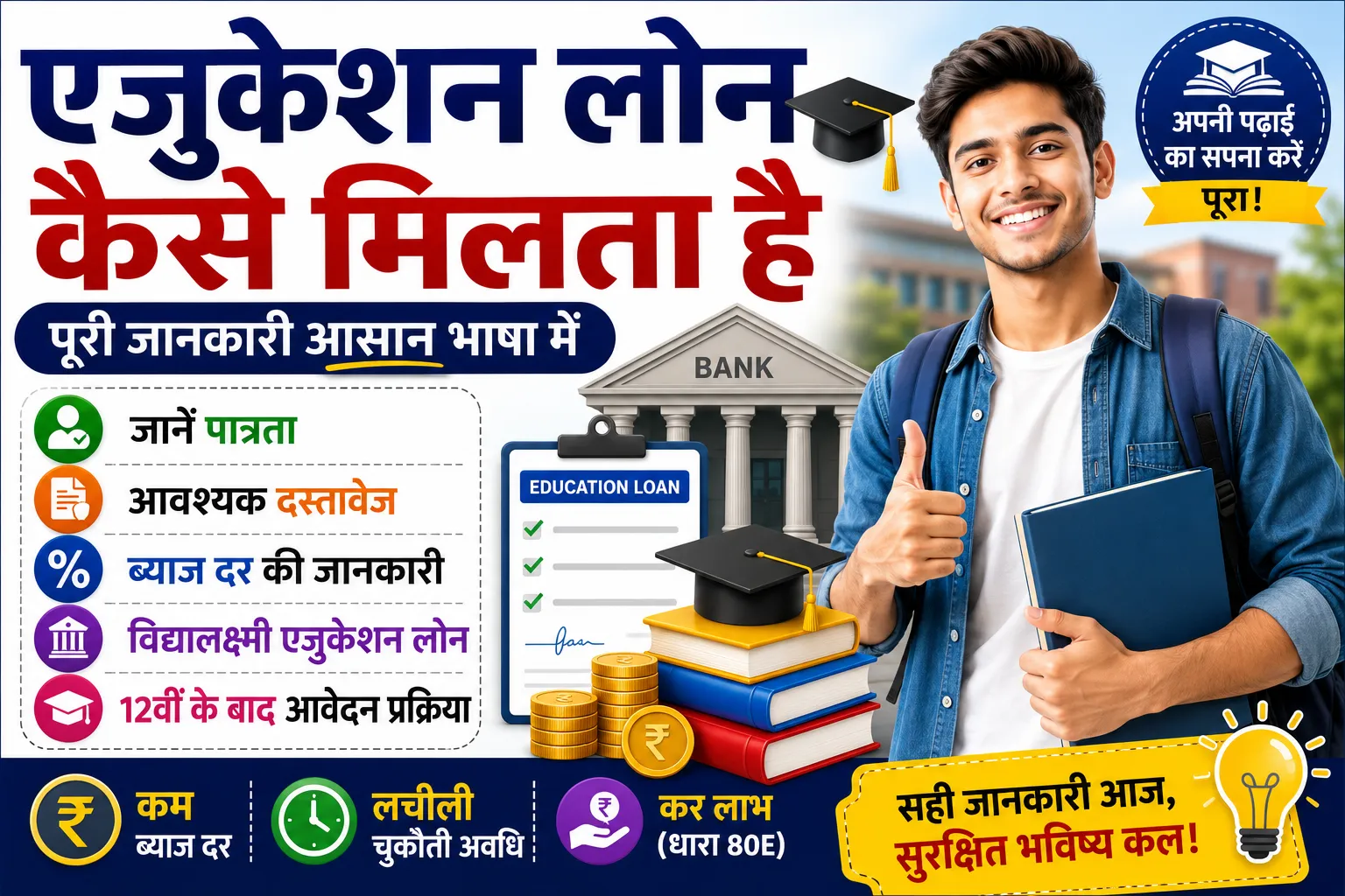 Education Loan Kaise Milta Hai