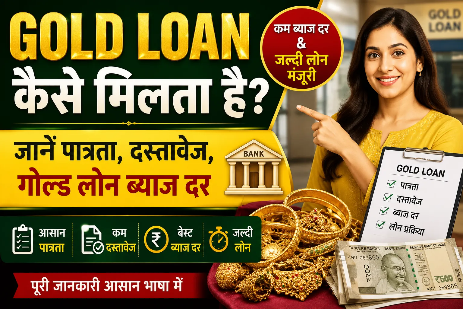 Gold Loan Kaise Milta hai