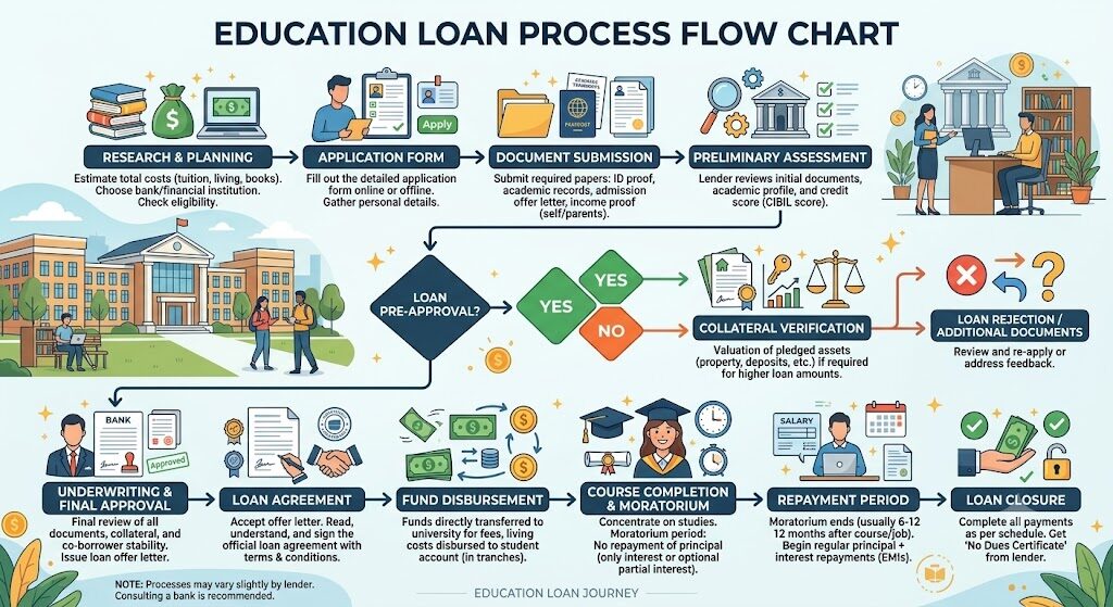 Education Loan Kaise Milta Hai