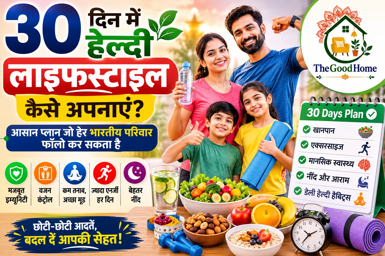 healthy life style in hindi