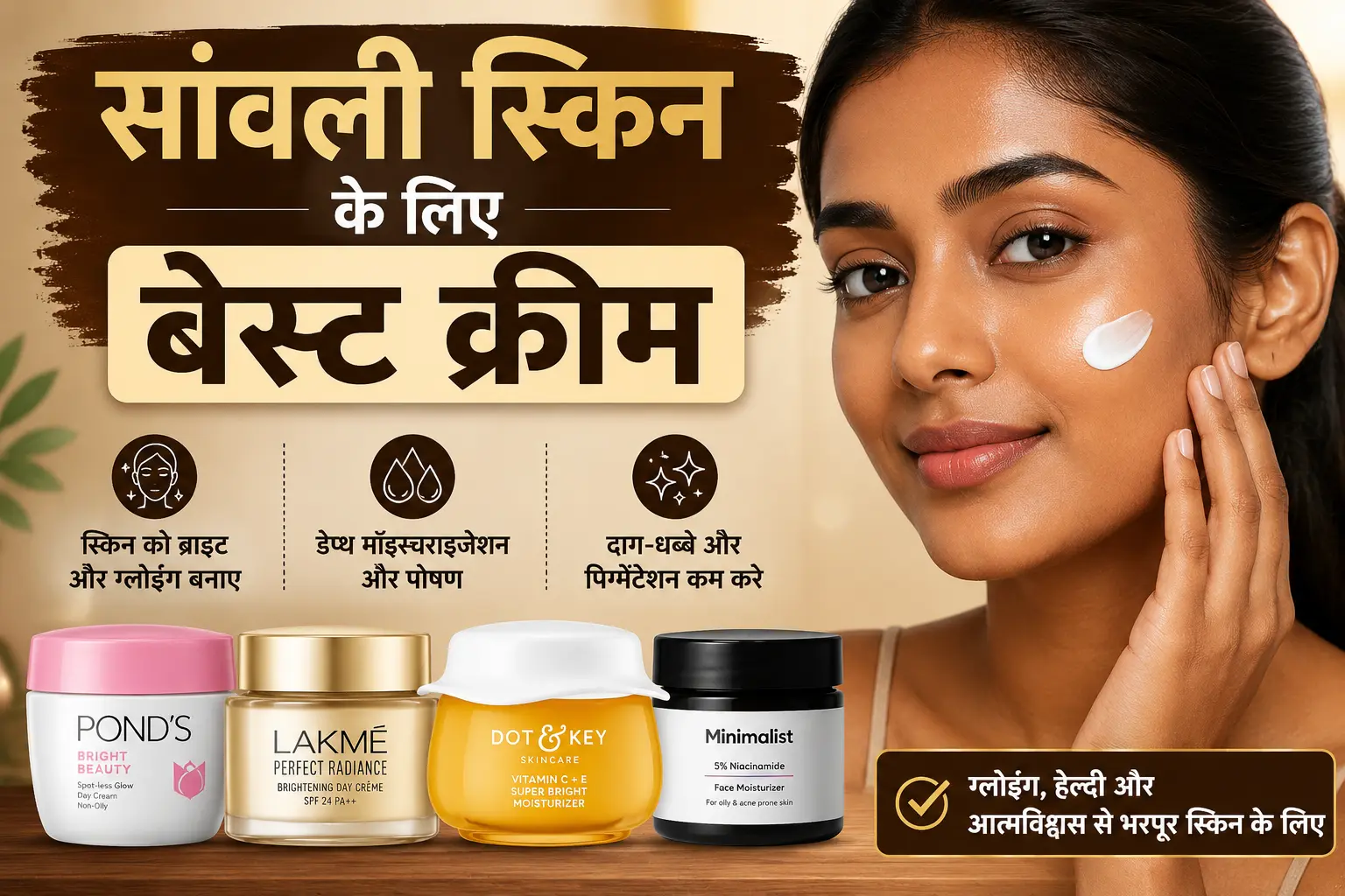 Sanwali Skin Ke Liye Best Cream