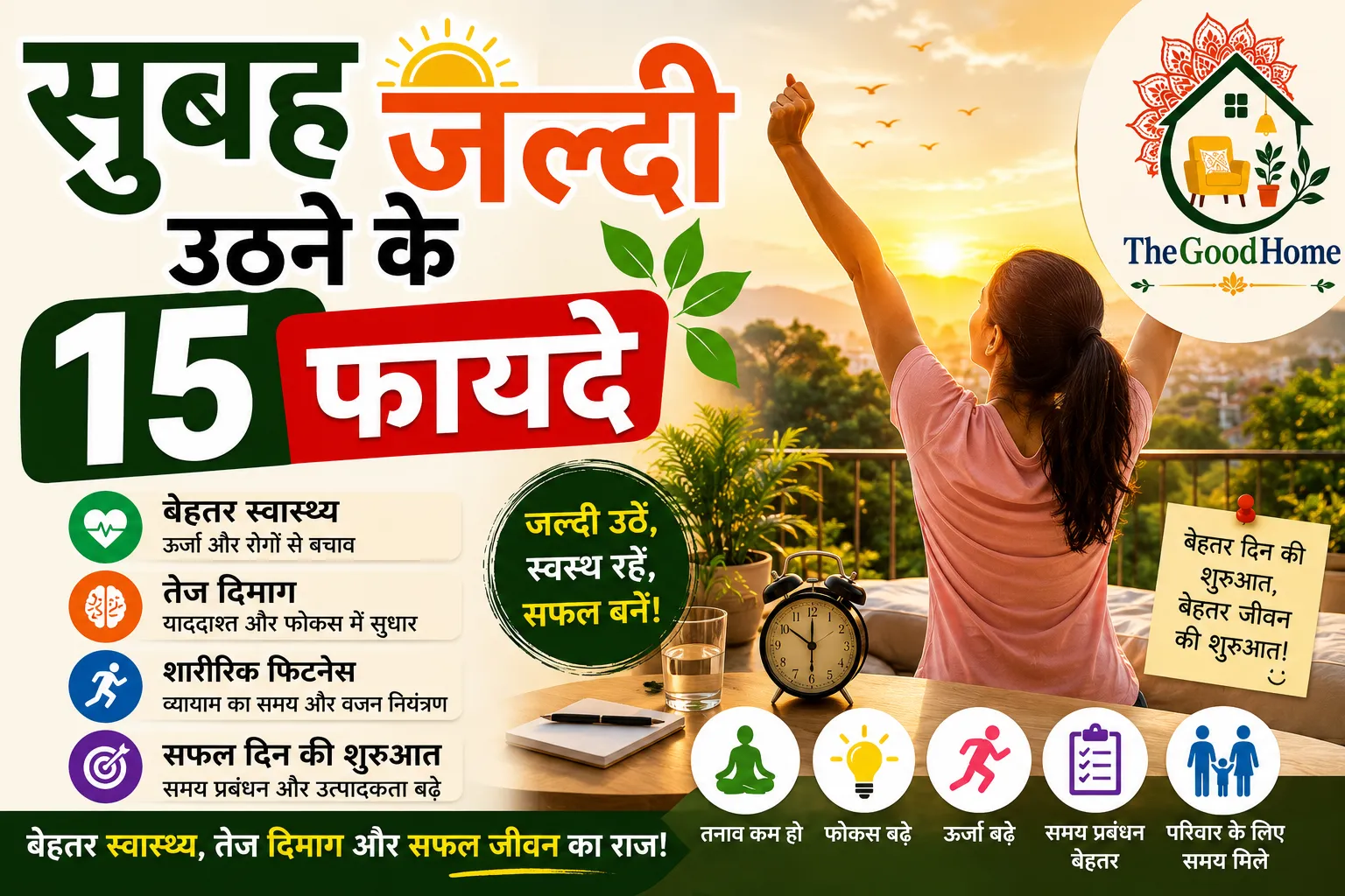 Subah Jaldi uthne ke Fayde