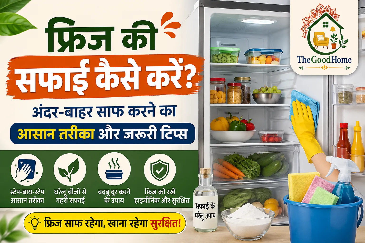 Fridge ki safai kaise karen