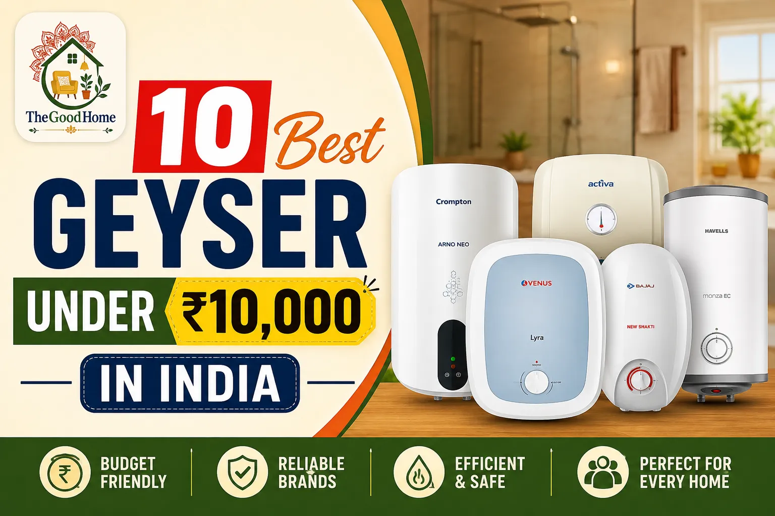Best Geyser Under ₹10,000