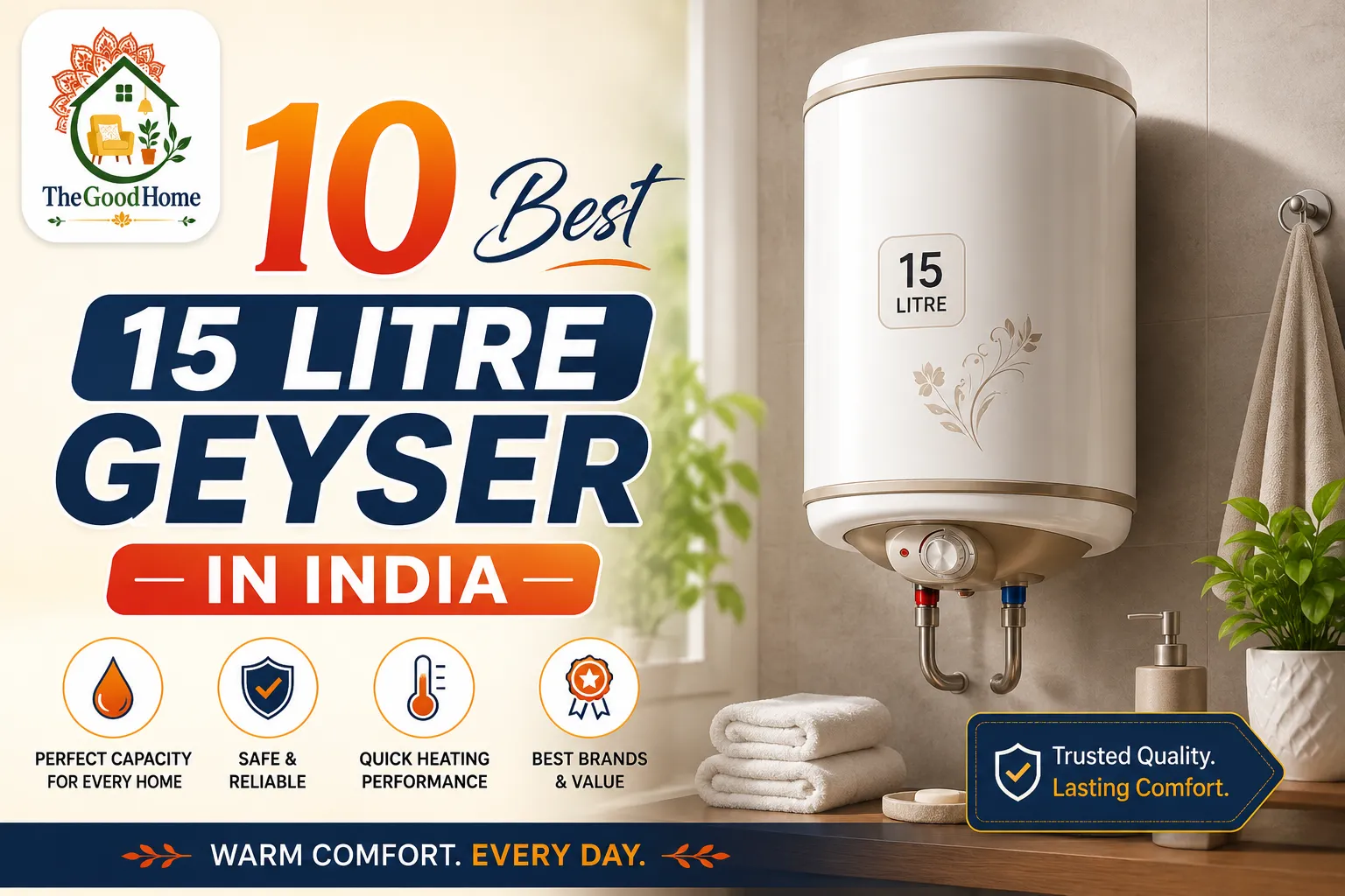 Best 15 Litre Geyser